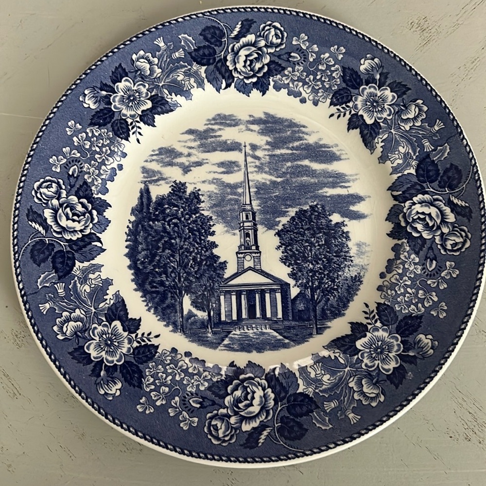 Old English Staffordshire Ware 1682-1982
First Church of Christ 
Bradford, MA